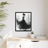Stunning Framed Canvas Art - "BREATH TAKING" - Elegant Wall Decor, Modern Home Art, Gift for Her, Fashion Art Piece, Stylish Decor