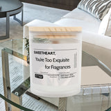 Frosted Luxurious Home Décor Candle 2025