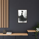 Stunning Framed Canvas Art - "BREATH TAKING" - Elegant Wall Decor, Modern Home Art, Gift for Her, Fashion Art Piece, Stylish Decor