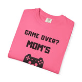 Game Over? Mom's Respawn T-Shirt, Funny Gaming Tee, Gift for Gamers, Unique Mom Shirt, Casual Wear for Moms, Comfortable Gamer Apparel