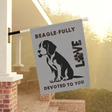 Beagle Garden Banner - Perfect for Dog Lovers, Pet Memorials, Family Home, Animal Lovers, Outdoor Decor