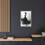 Stunning Framed Canvas Art - "BREATH TAKING" - Elegant Wall Decor, Modern Home Art, Gift for Her, Fashion Art Piece, Stylish Decor