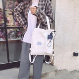 Canvas Tote Bag, Harajuku, Eco-Friendly Style