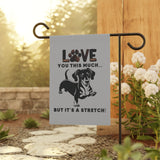 Dachshund Garden Banner | Dog Lover's Decor, Pet Memorial, Yard Sign, Outdoor Flag, Unique Home Gift
