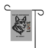 Cute Dog Love Garden Banner, Pet Lover Decor, Outdoor Flag, Heartwarming Home Decoration, Gift for Dog Owners