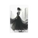 Elegant Silk Wall Poster, Breath Taking Art Piece for Home Decor, Stylish Interior Design, Gift for Art Lovers, Modern Aesthetic,
