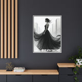 Stunning Framed Canvas Art - "BREATH TAKING" - Elegant Wall Decor, Modern Home Art, Gift for Her, Fashion Art Piece, Stylish Decor