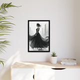 Stunning Framed Canvas Art - "BREATH TAKING" - Elegant Wall Decor, Modern Home Art, Gift for Her, Fashion Art Piece, Stylish Decor