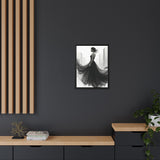 Elegant Framed Matte Canvas Wall Art - Stylish Home Decor, Gift for Fashion Lovers, Chic Living Room Artwork, Bridal Shower Decoration,