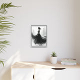Stunning Framed Canvas Art - "BREATH TAKING" - Elegant Wall Decor, Modern Home Art, Gift for Her, Fashion Art Piece, Stylish Decor