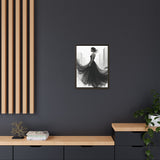 Elegant Framed Matte Canvas Wall Art - Stylish Home Decor, Gift for Fashion Lovers, Chic Living Room Artwork, Bridal Shower Decoration,