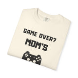 Game Over? Mom's Respawn T-Shirt, Funny Gaming Tee, Gift for Gamers, Unique Mom Shirt, Casual Wear for Moms, Comfortable Gamer Apparel