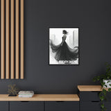 Stunning Framed Canvas Art - "BREATH TAKING" - Elegant Wall Decor, Modern Home Art, Gift for Her, Fashion Art Piece, Stylish Decor
