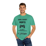 Game Over? Mom's Respawn T-Shirt, Funny Gaming Tee, Gift for Gamers, Unique Mom Shirt, Casual Wear for Moms, Comfortable Gamer Apparel