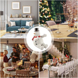 Snowman Wine Holder, Tabletop Wine Racks, Wine Bottle Holder With Handles Reusables Wine Bags, Unique Wine Bottle Holder, Tabletop Wine Racks For Bar Home Display And Decorations