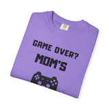 Game Over? Mom's Respawn T-Shirt, Funny Gaming Tee, Gift for Gamers, Unique Mom Shirt, Casual Wear for Moms, Comfortable Gamer Apparel