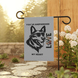 Cute Dog Love Garden Banner, Pet Lover Decor, Outdoor Flag, Heartwarming Home Decoration, Gift for Dog Owners