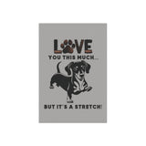 Dachshund Garden Banner | Dog Lover's Decor, Pet Memorial, Yard Sign, Outdoor Flag, Unique Home Gift