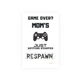 Gaming Mom Poster - Fun Wall Art for Gamers, Motivational Decor, Video Game Room, Mother's Day Gift, Unique Home Decor