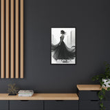 Stunning Framed Canvas Art - "BREATH TAKING" - Elegant Wall Decor, Modern Home Art, Gift for Her, Fashion Art Piece, Stylish Decor