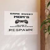 Gaming Mom Poster - Fun Wall Art for Gamers, Motivational Decor, Video Game Room, Mother's Day Gift, Unique Home Decor