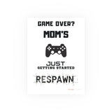 Gaming Mom Poster - Fun Wall Art for Gamers, Motivational Decor, Video Game Room, Mother's Day Gift, Unique Home Decor