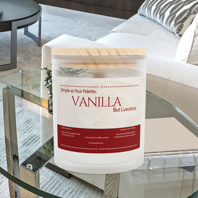 Frosted  Luxurious Home Décor Candle 2025