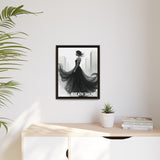 Stunning Framed Canvas Art - "BREATH TAKING" - Elegant Wall Decor, Modern Home Art, Gift for Her, Fashion Art Piece, Stylish Decor