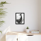 Canvas Print, Woman in Grass, Wall Art Decor, Female Portrait Picture, Nature Illustration