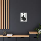 Elegant Framed Matte Canvas Wall Art - Stylish Home Decor, Gift for Fashion Lovers, Chic Living Room Artwork, Bridal Shower Decoration,