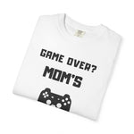 Game Over? Mom's Respawn T-Shirt, Funny Gaming Tee, Gift for Gamers, Unique Mom Shirt, Casual Wear for Moms, Comfortable Gamer Apparel
