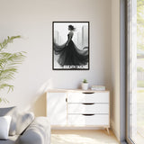 Stunning Framed Canvas Art - "BREATH TAKING" - Elegant Wall Decor, Modern Home Art, Gift for Her, Fashion Art Piece, Stylish Decor