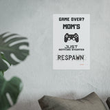 Gaming Mom Poster - Fun Wall Art for Gamers, Motivational Decor, Video Game Room, Mother's Day Gift, Unique Home Decor