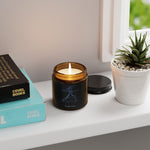 Soy Candle — Amber Jar ‘Strength in Quiet’ Yoga Warrior Scented Candle