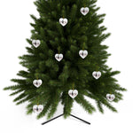 Wine Not? Ceramic Ornament — Double‑Sided Holiday Wine Lover Decoration