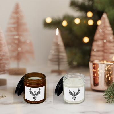 Phoenix emblem candle jar | Candle
