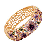 Bracelet Hollow Enamel Gold Plated Ornament