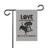 Dachshund Garden Banner | Dog Lover's Decor, Pet Memorial, Yard Sign, Outdoor Flag, Unique Home Gift