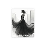 Elegant Silk Wall Poster, Breath Taking Art Piece for Home Decor, Stylish Interior Design, Gift for Art Lovers, Modern Aesthetic,