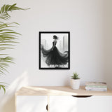 Stunning Framed Canvas Art - "BREATH TAKING" - Elegant Wall Decor, Modern Home Art, Gift for Her, Fashion Art Piece, Stylish Decor