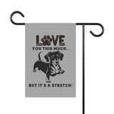 Dachshund Garden Banner | Dog Lover's Decor, Pet Memorial, Yard Sign, Outdoor Flag, Unique Home Gift