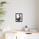 Canvas Print, Woman in Grass, Wall Art Decor, Female Portrait Picture, Nature Illustration
