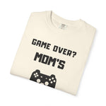Game Over? Mom's Respawn T-Shirt, Funny Gaming Tee, Gift for Gamers, Unique Mom Shirt, Casual Wear for Moms, Comfortable Gamer Apparel