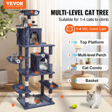 VEVOR Cat Tree Cat Tower With Condos