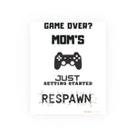 Gaming Mom Poster - Fun Wall Art for Gamers, Motivational Decor, Video Game Room, Mother's Day Gift, Unique Home Decor