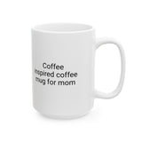 Ceramic Mug - Enjoy Your Magic! Cozy Inspirational Coffee Cup for Mom, Gifts for Her, Birthday, Self-Care