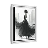 Stunning Framed Canvas Art - "BREATH TAKING" - Elegant Wall Decor, Modern Home Art, Gift for Her, Fashion Art Piece, Stylish Decor