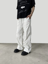 Summer American Niche White Loose Casual Sports Pants