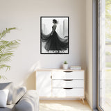 Stunning Framed Canvas Art - "BREATH TAKING" - Elegant Wall Decor, Modern Home Art, Gift for Her, Fashion Art Piece, Stylish Decor