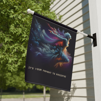 Celestial Angel Outdoor Garden Flag - Large House Banner Hanging on Porch | Iron Phoenix GHG Customs